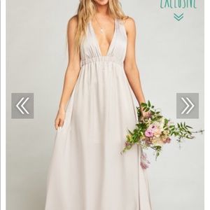 Show Me Your MuMu - Luna Halter Dress ~ White